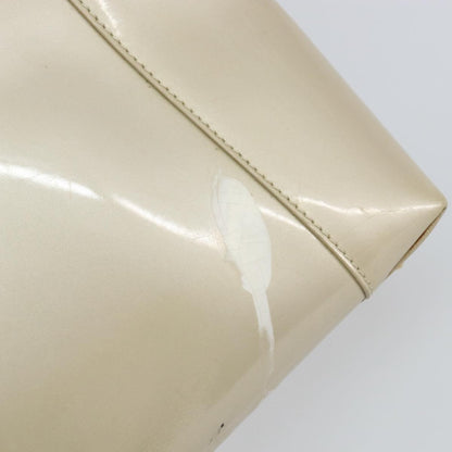 Christian Dior Diorissimo Tote Patent leather, BEIGE, LEATHER, Tote bag