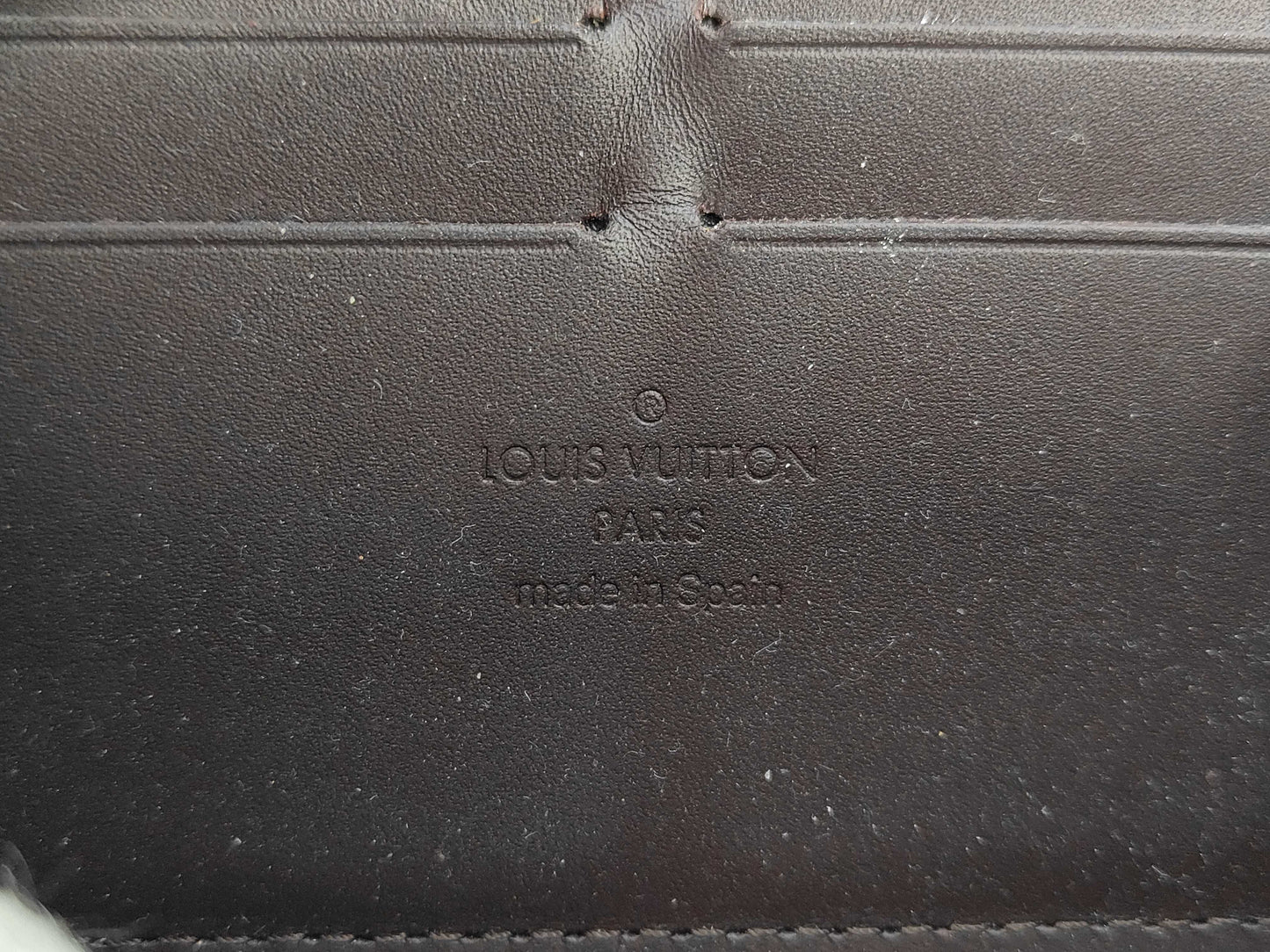 Louis Vuitton Zippy Organizer Epi Leather, Burgundy, Leather, Wallet
