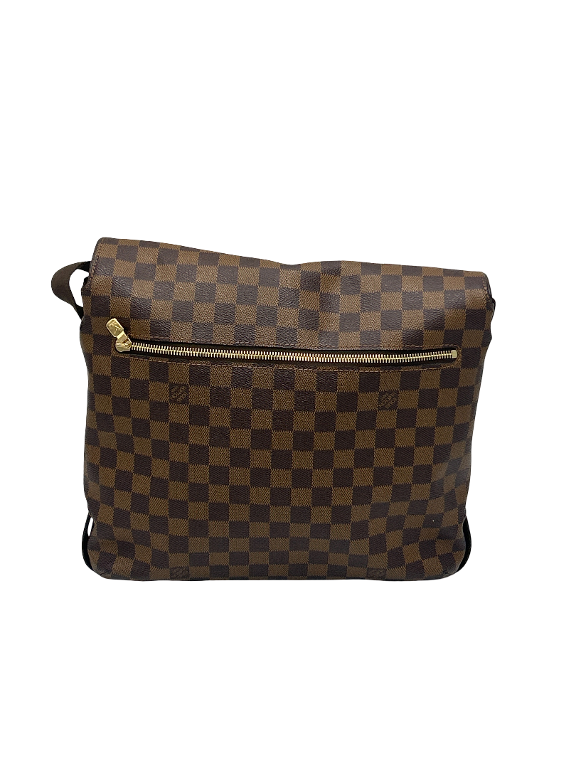 Louis Vuitton Brooklyn Handbag Damier, Brown, Canvas, Crossbody Bag