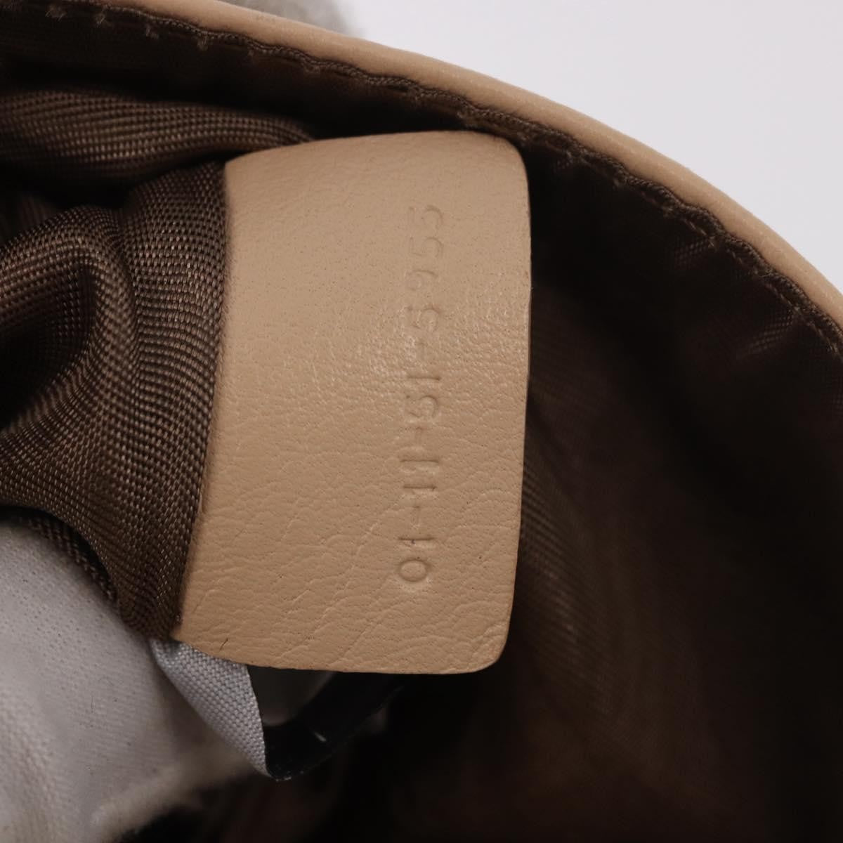 Chloe Lily Leather, Beige, Leather, Shoulder Bag