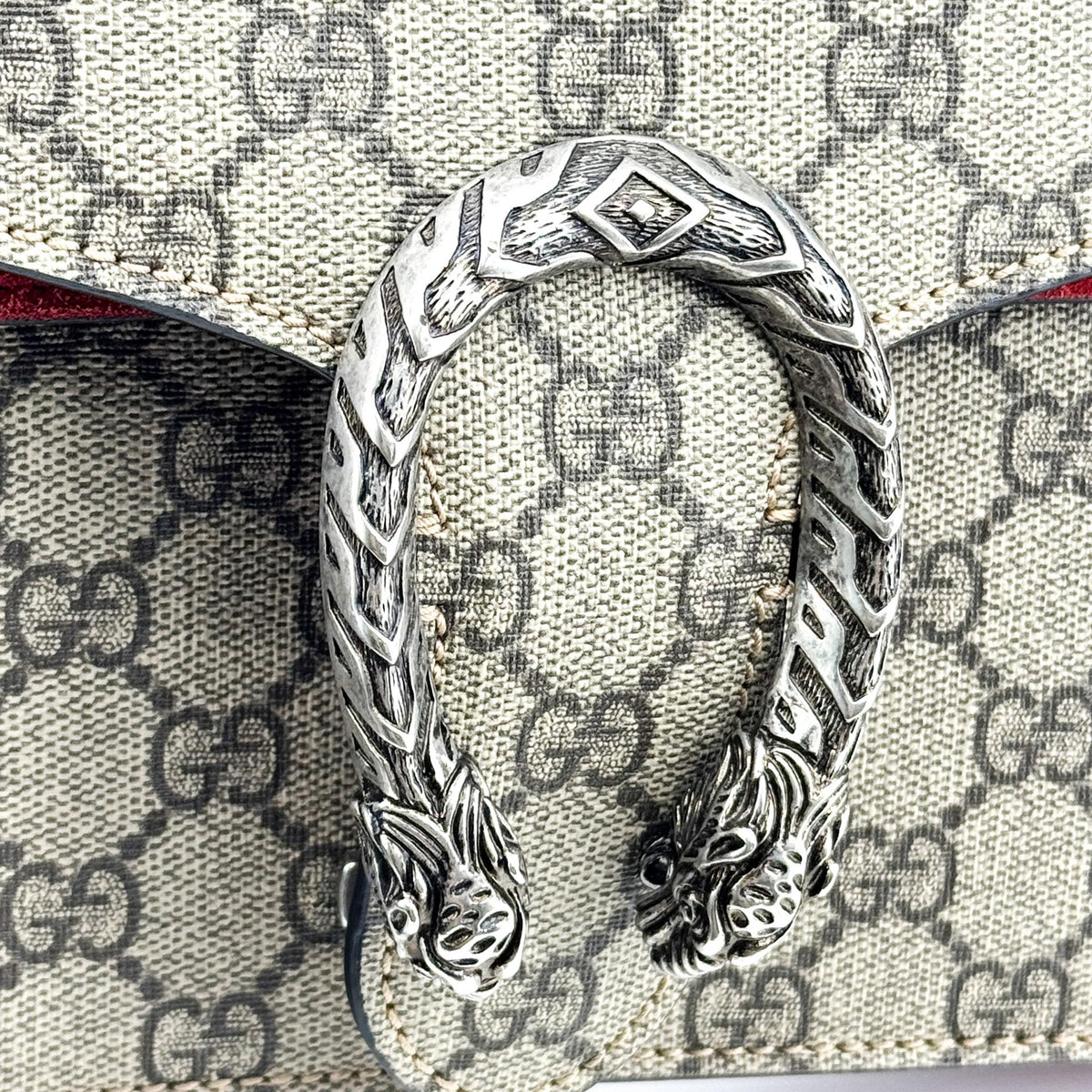 Gucci Dionysus GG Coated Canvas, Brown, Canvas, Handbag