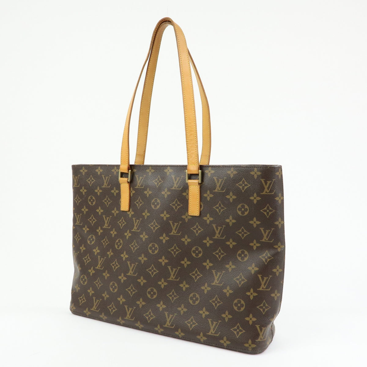 Louis Vuitton Luco Monogram Canvas, Brown, Canvas, Handbag