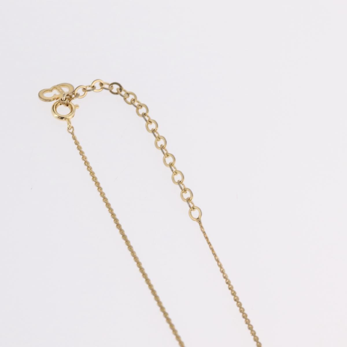 Christian Dior CD Pendant Metal, Gold, Metal, Necklace