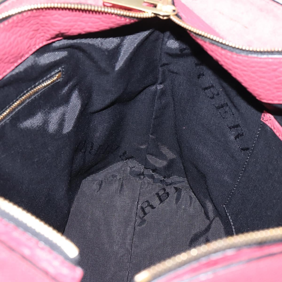 Burberry Clifton Convertible Heritage Grained Leather, Red, Leather, Tote Bag