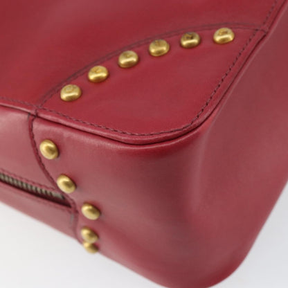 Celine Handbag Leather, Red, Leather, Handbag