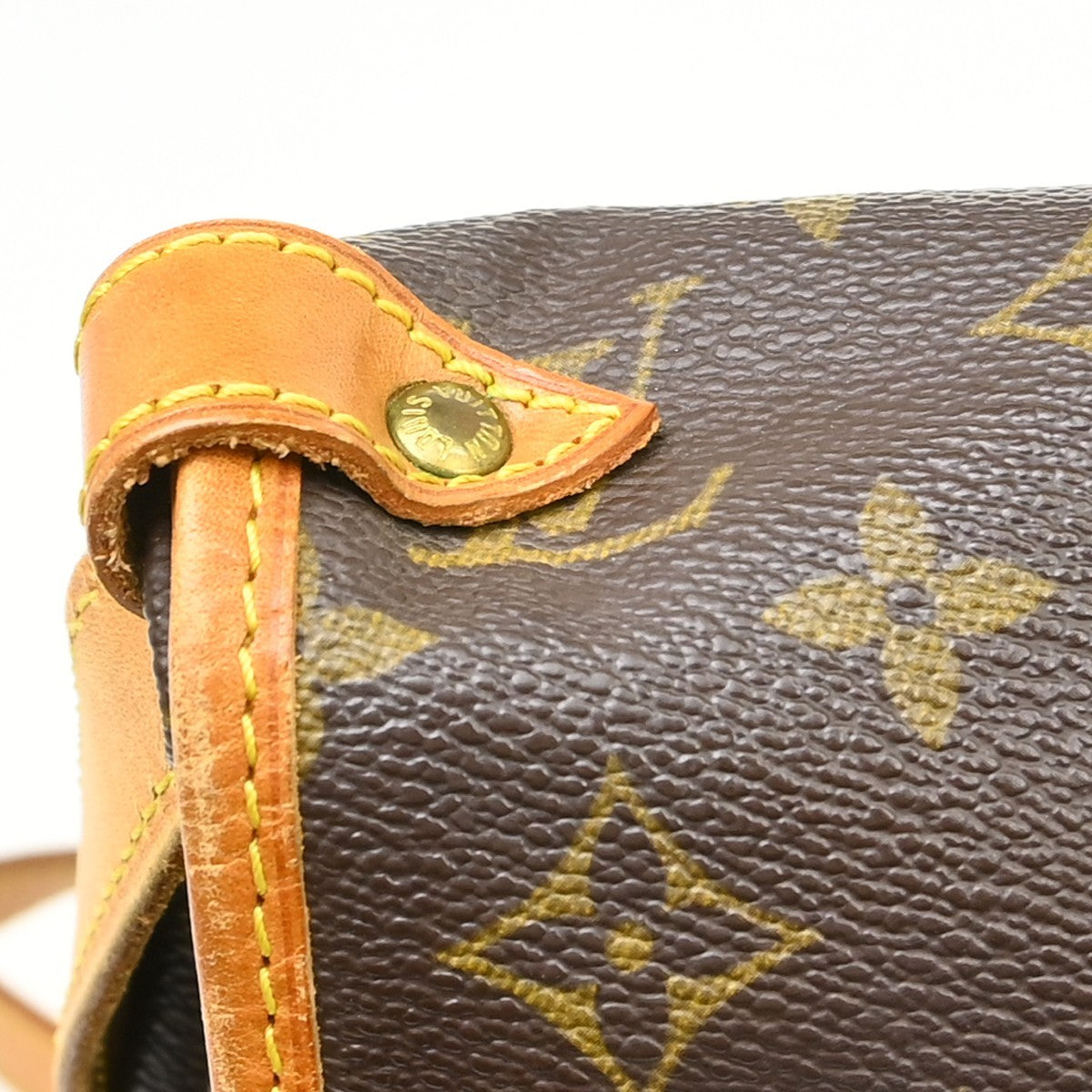 Louis Vuitton Saumur Monogram, Brown, Canvas, Shoulder Bag