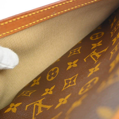 Louis Vuitton Reporter Monogram, Brown, Canvas, Shoulder Bag