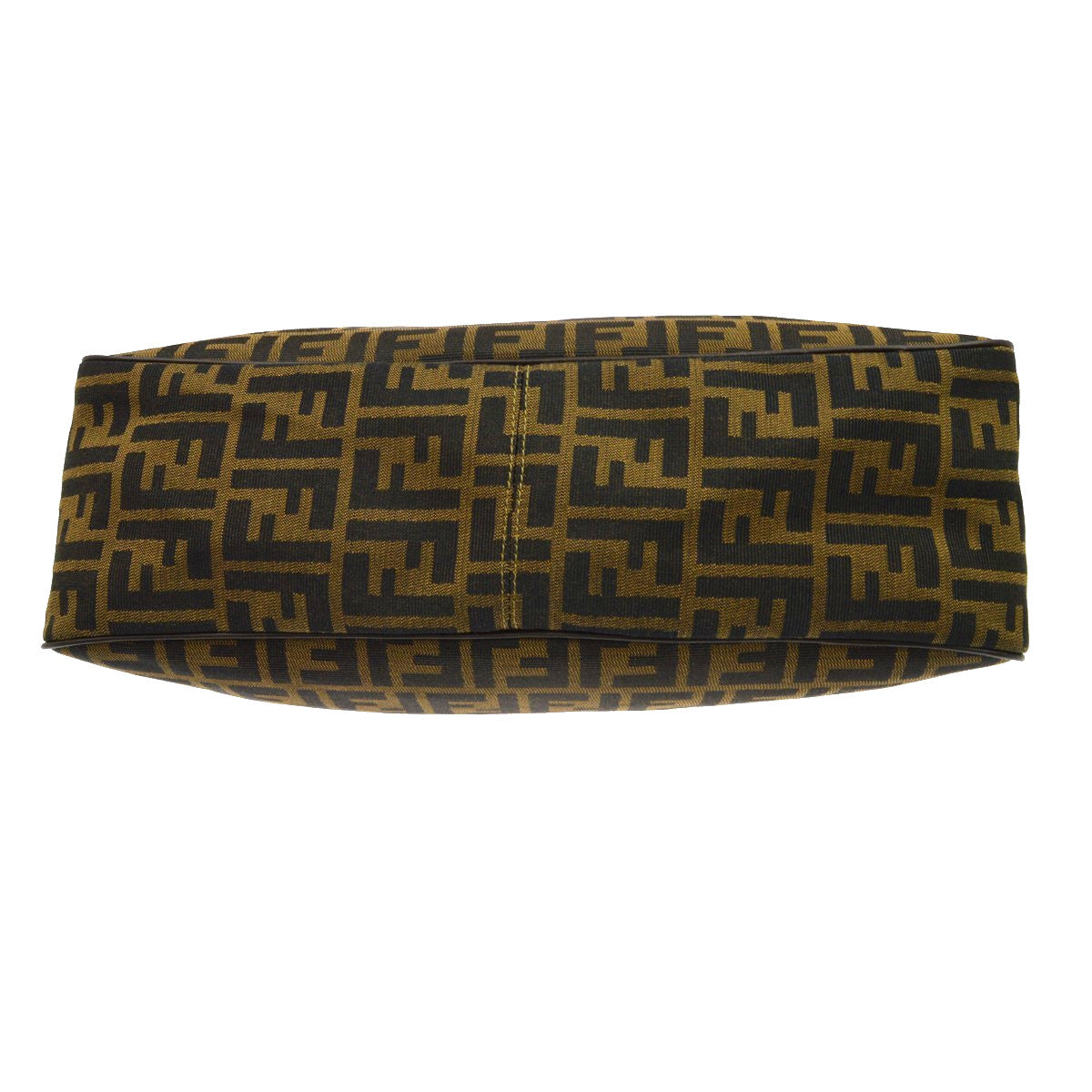 Fendi Zucca Tote Canvas, Brown, Canvas, Handbag
