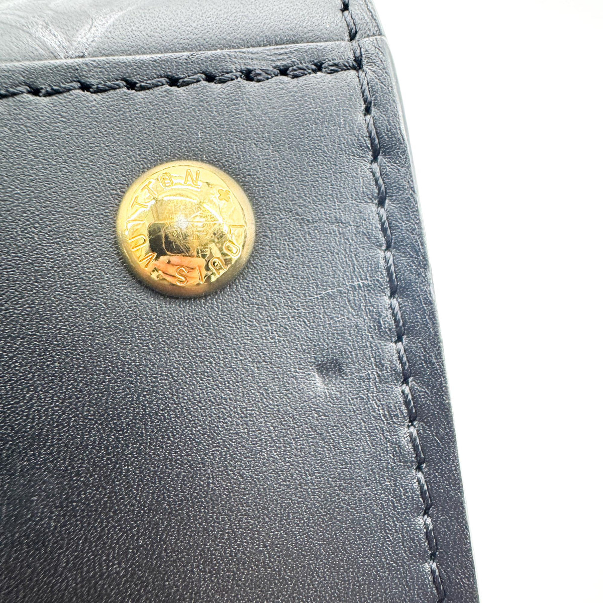 Louis Vuitton Very Monogram Leather, Black, Leather, Tote Bag
