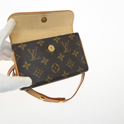 Louis Vuitton Florentine Pochette Damier, Brown, Canvas, Clutch