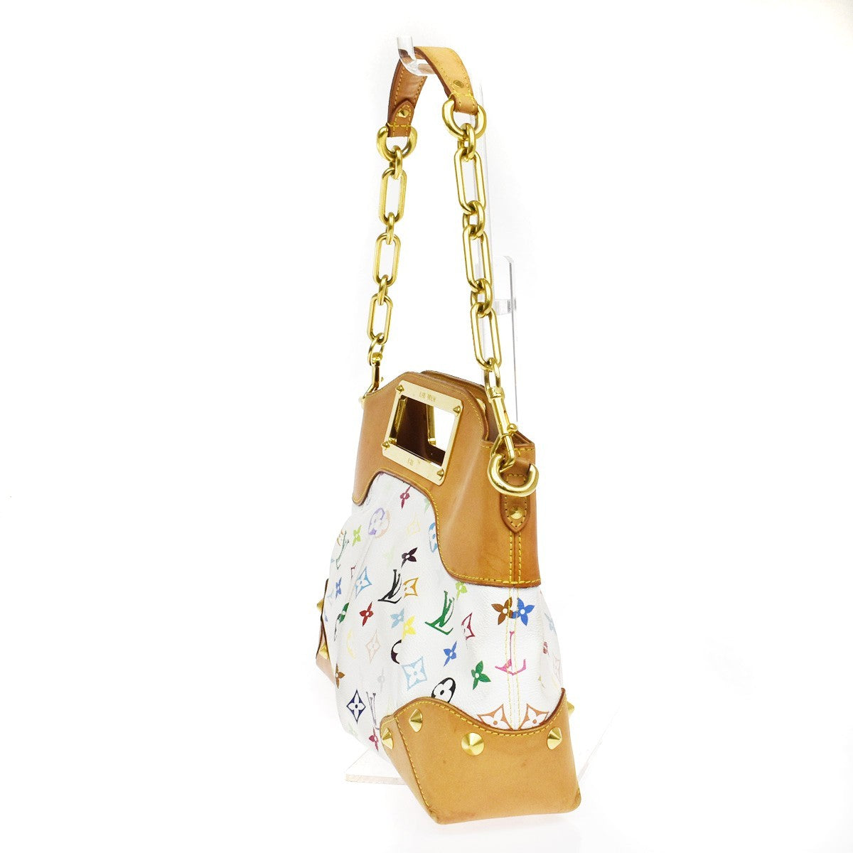 Louis Vuitton Judy Monogram Multicolor, White, Canvas, Handbag