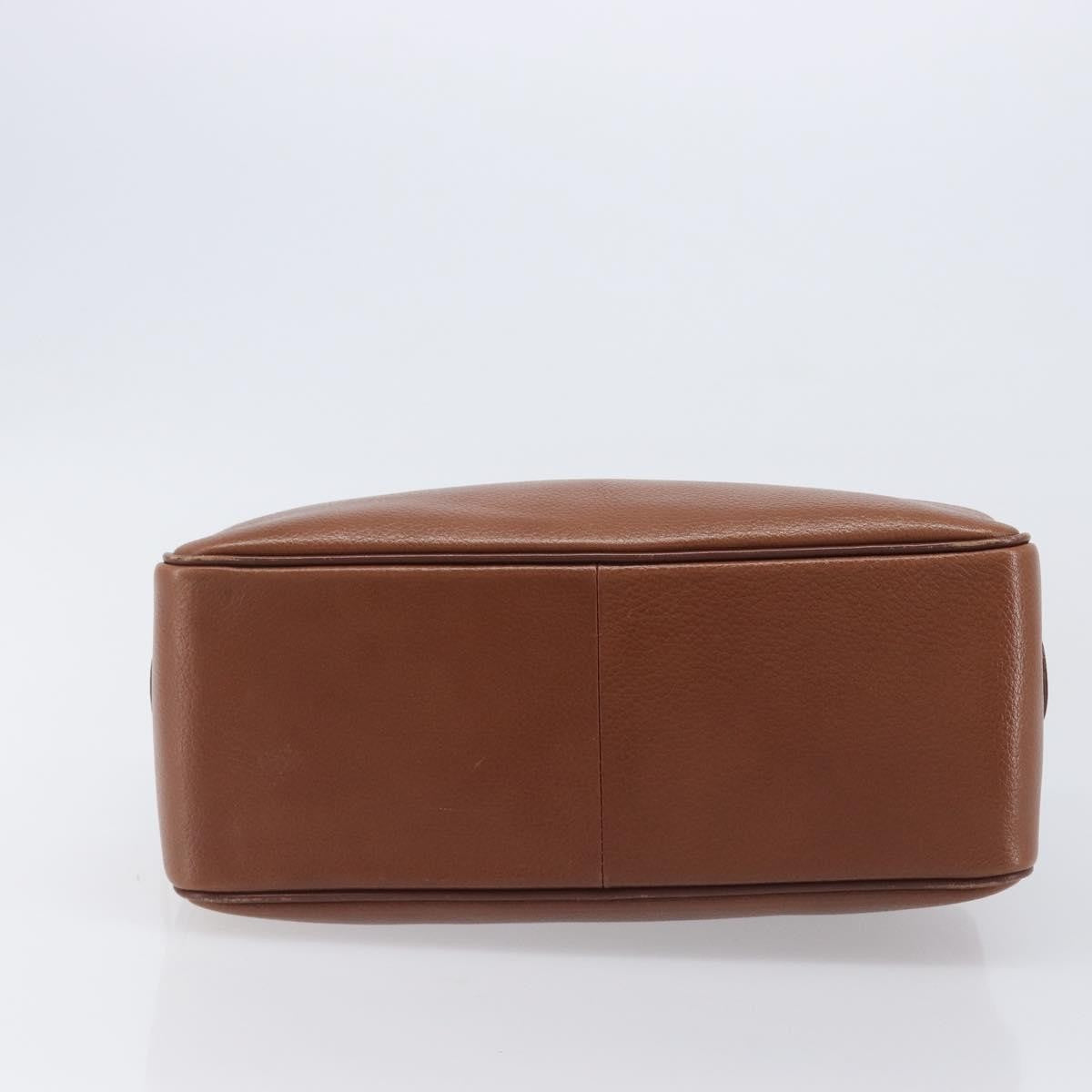 Burberry Vintage Boston Leather, Brown, Leather, Handbag