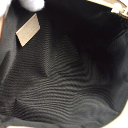 Gucci Jolicoeur Pochette GG Canvas, Beige, Canvas, Clutch