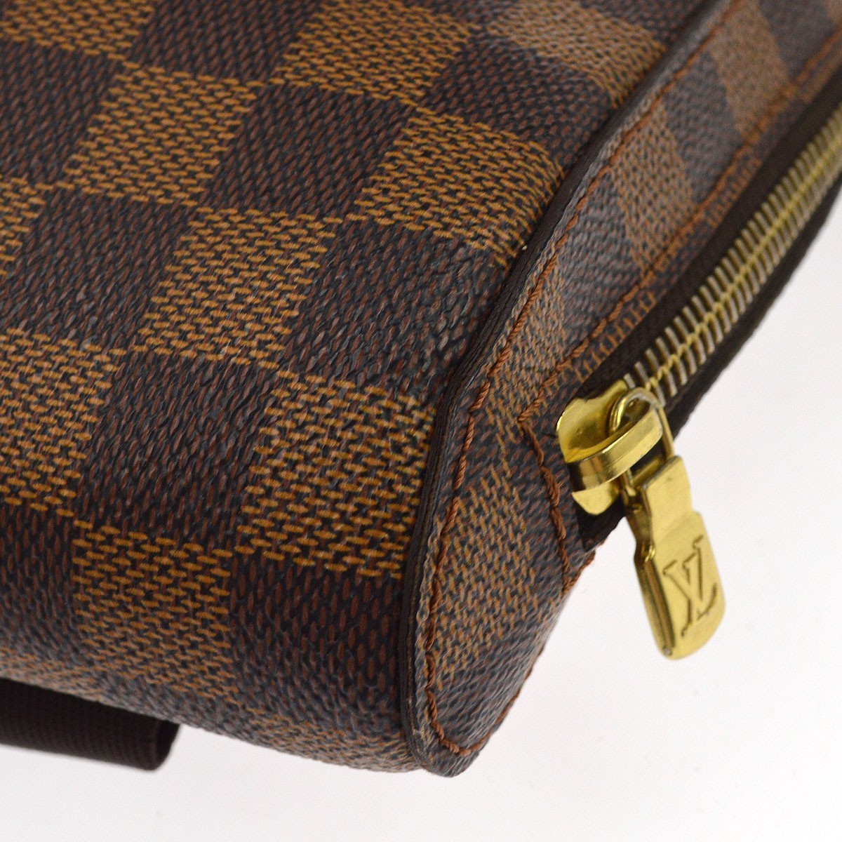 Louis Vuitton Geronimos Waist Damier, Brown, Canvas, Shoulder Bag