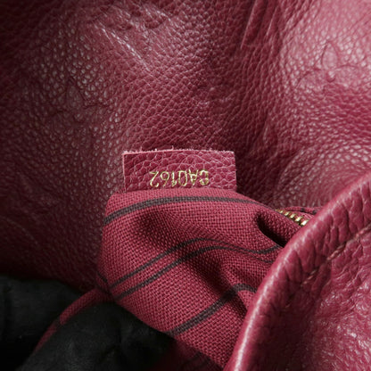 Louis Vuitton Artsy Monogram Empreinte Leather, Burgundy, Leather, Handbag