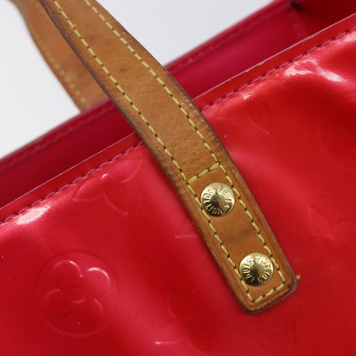 Louis Vuitton Reade Monogram Vernis, Pink, Patent Leather, Handbag