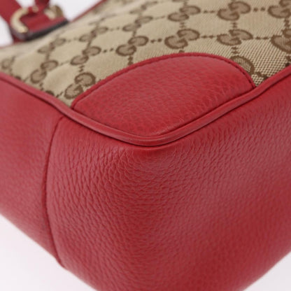 Gucci Bree Convertible GG Canvas with Leather, Beige, Canvas, Tote Bag