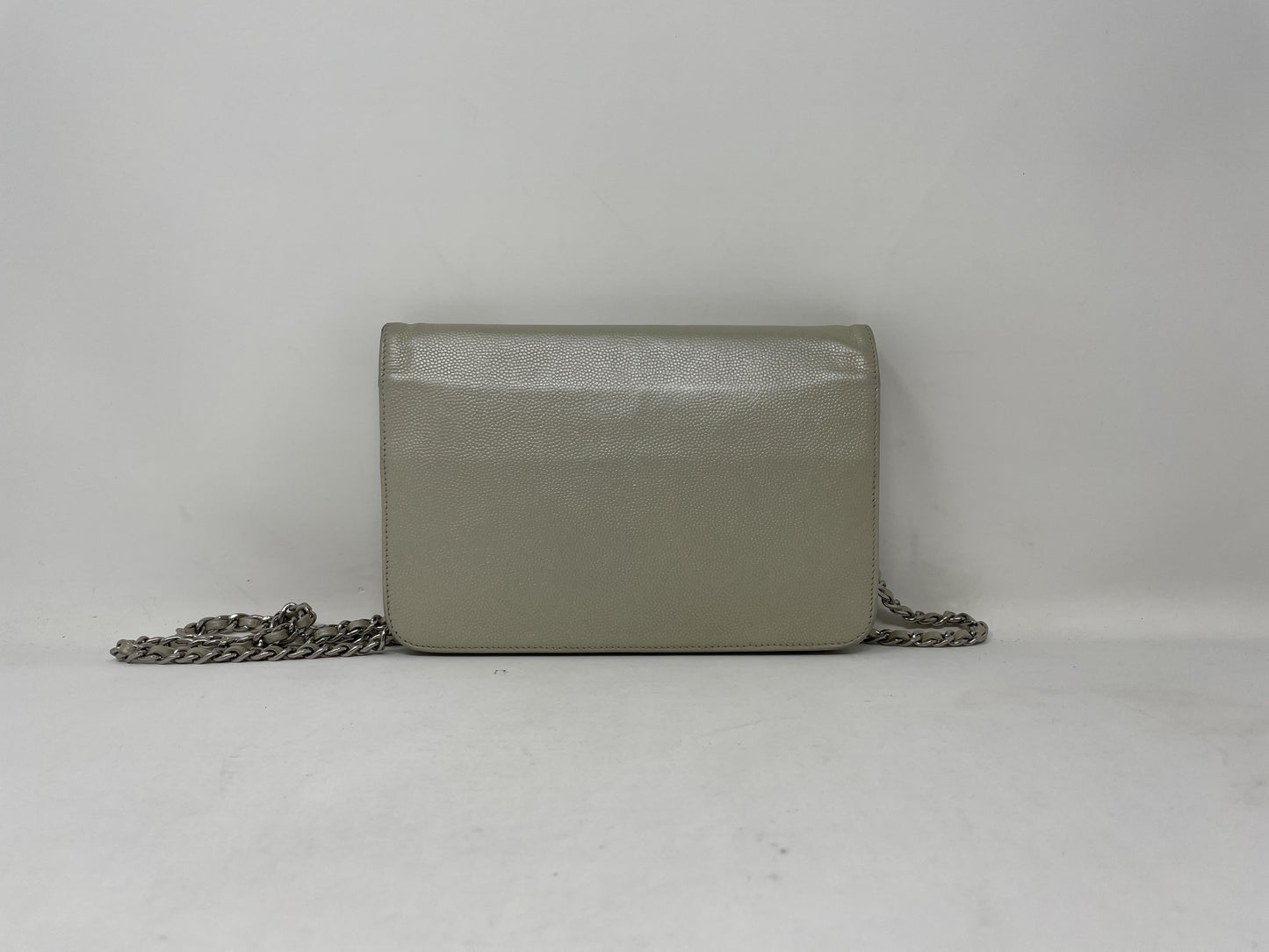 Chanel Wallet on Chain Quilted Lambskin, BLACK, LEATHER, Shoulder bag