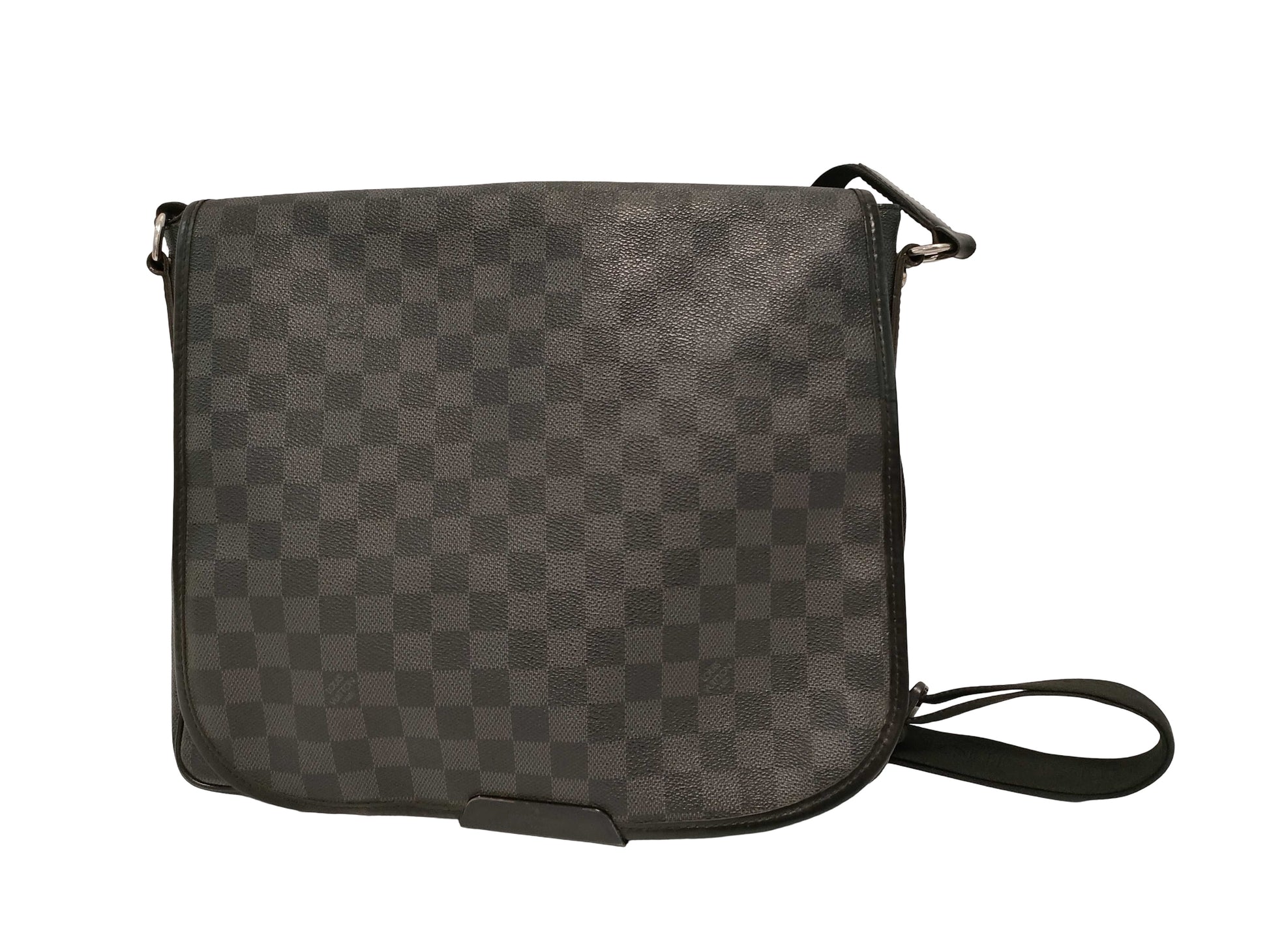 Louis Vuitton Daniel Messenger Damier Graphite, Black, Canvas, Shoulder Bag