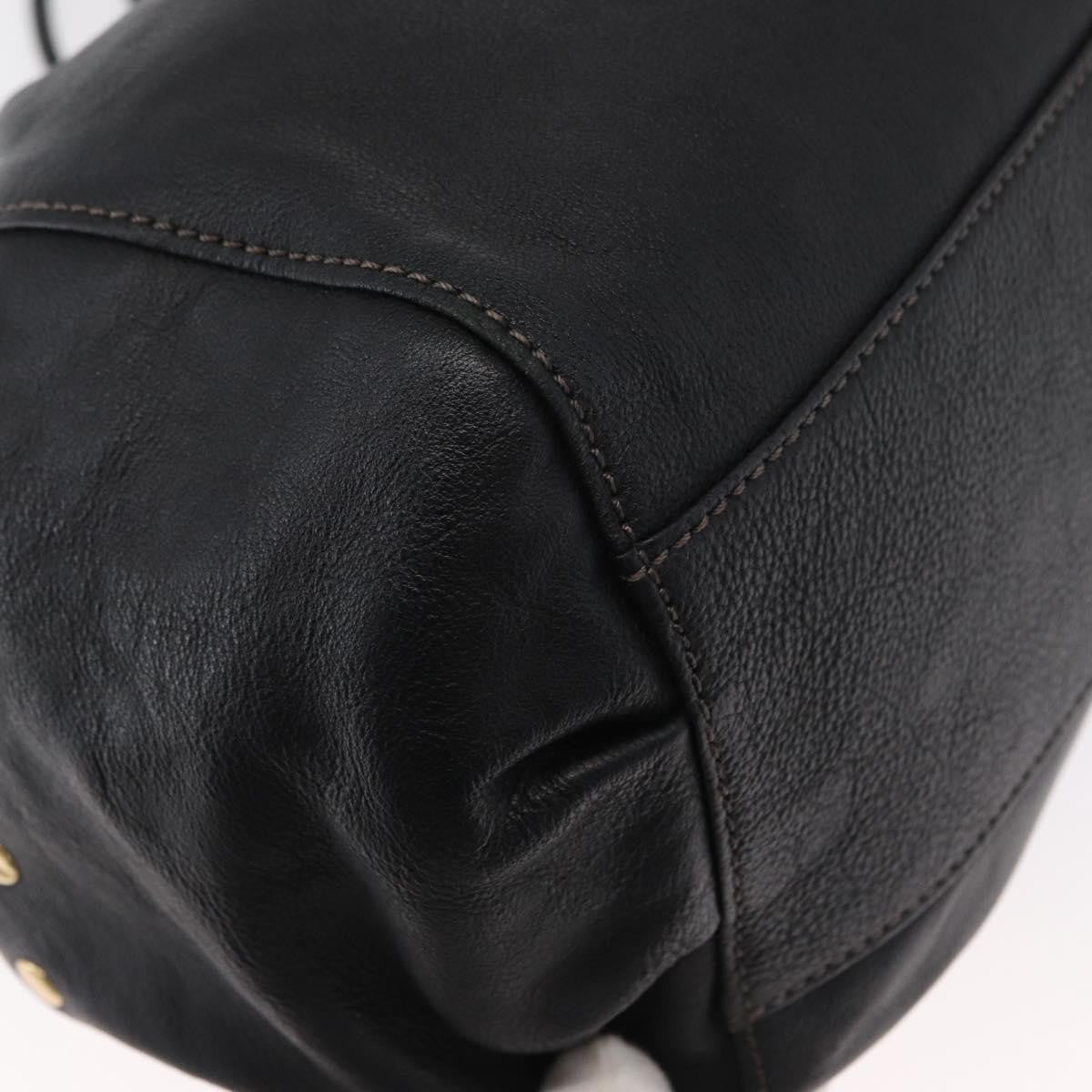 Burberry Blue Label Leather, Black, Leather, Shoulder Bag