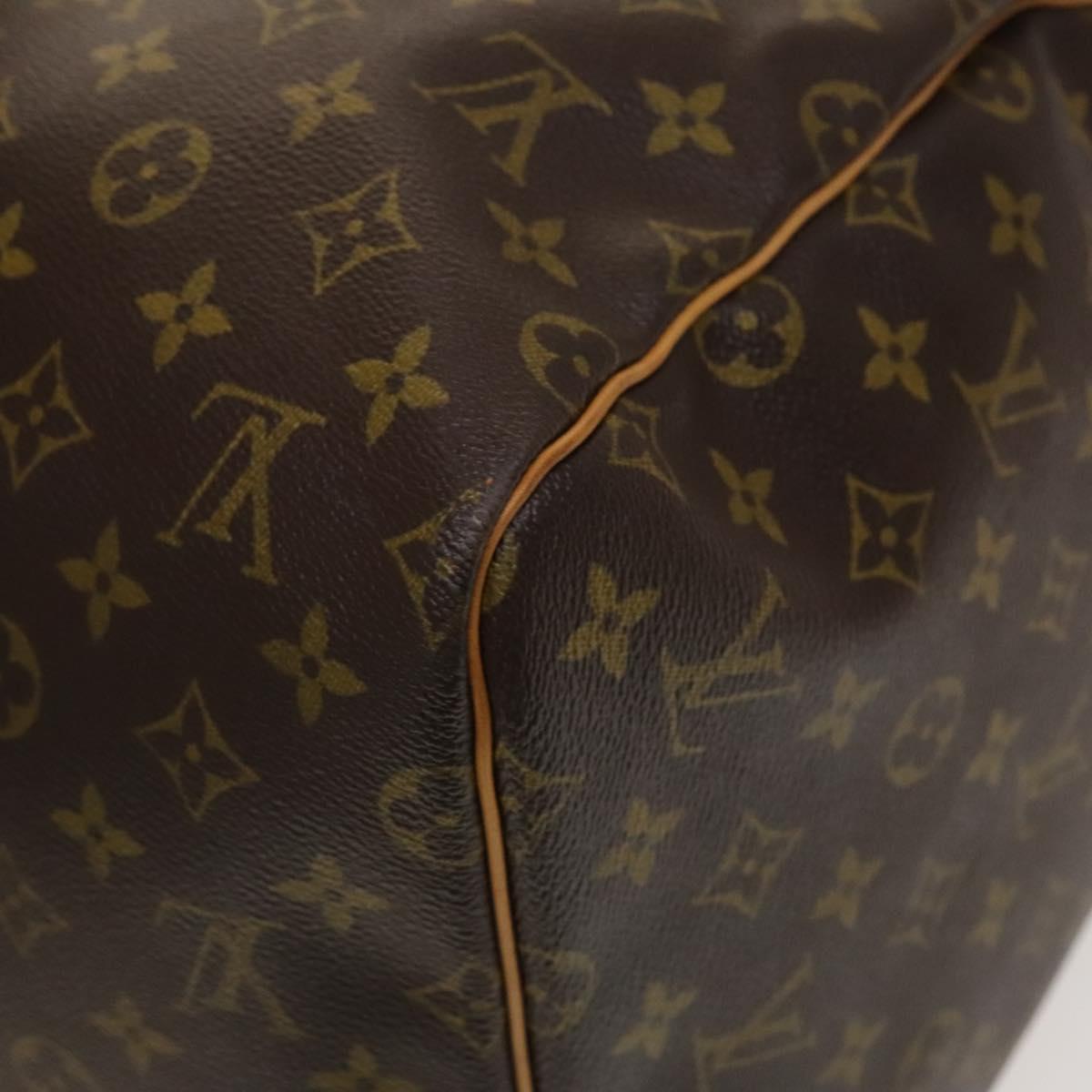 Louis Vuitton Keepall Bag Monogram Canvas, BROWN, CANVAS, Travel bag