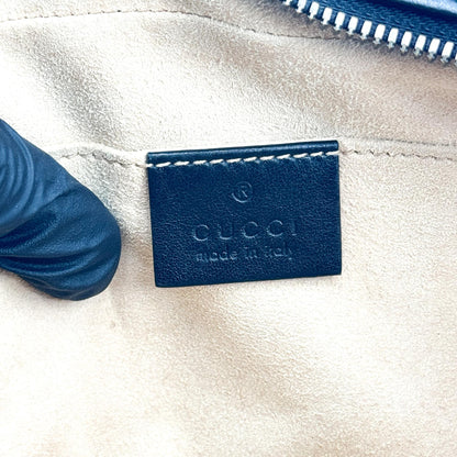 Gucci GG Marmont Matelasse Leather, Black, Leather, Shoulder Bag