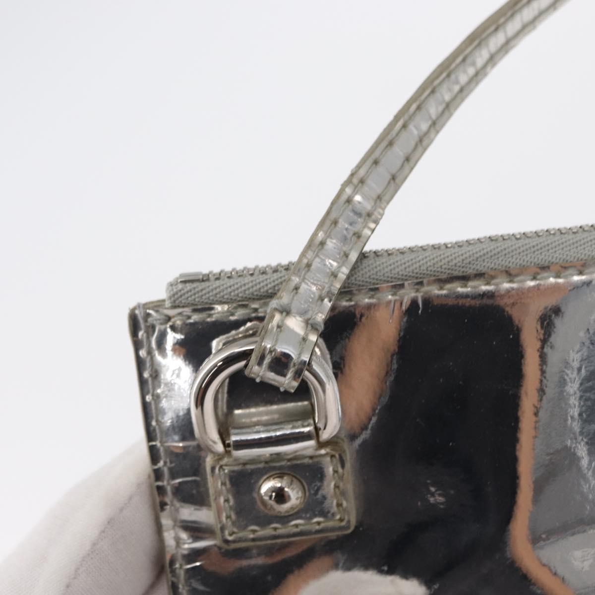 Louis Vuitton Pochette Clutch Monogram Miroir PVC, Silver, PVC, Clutch