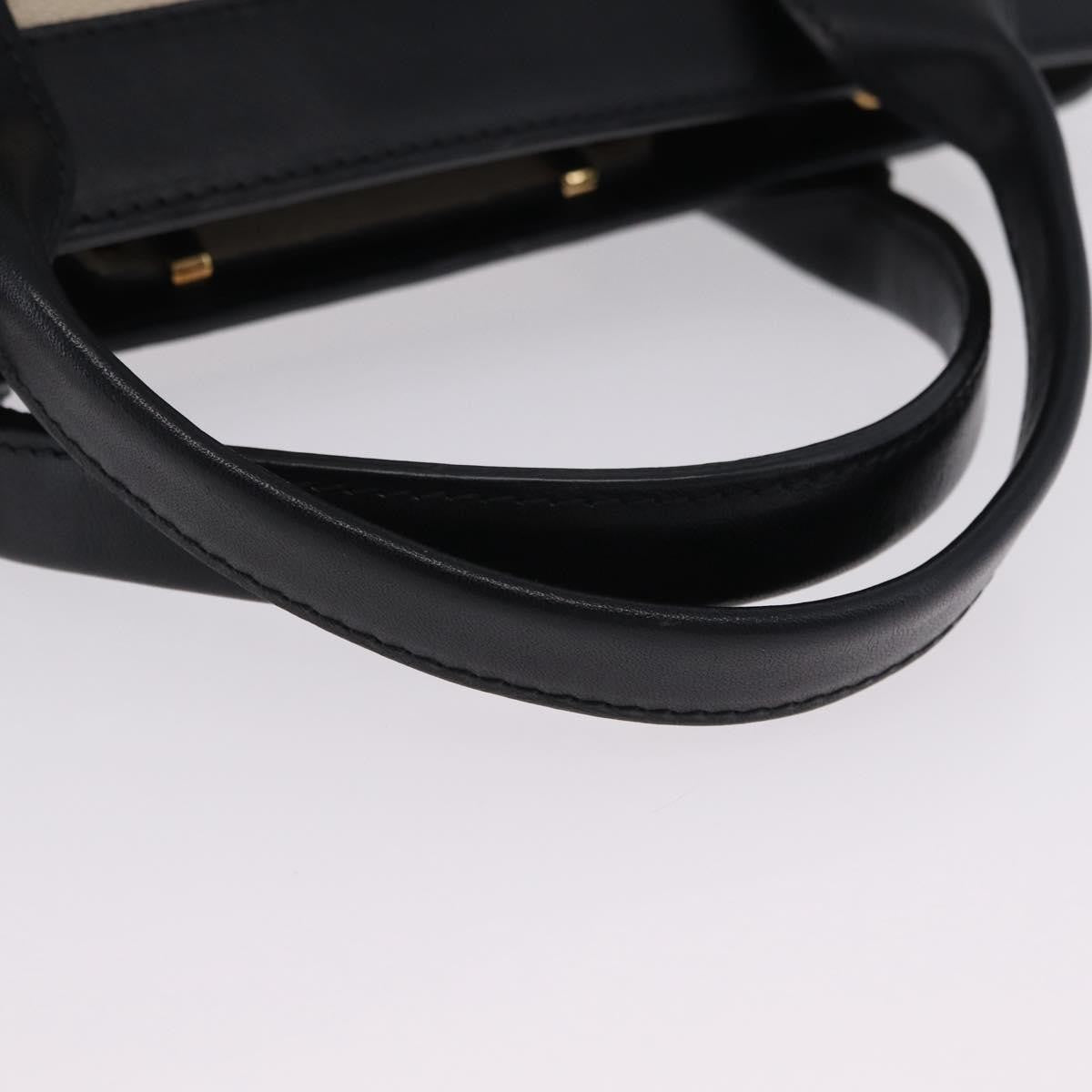 Chloe Alice Satchel Leather, Black, Leather, Handbag