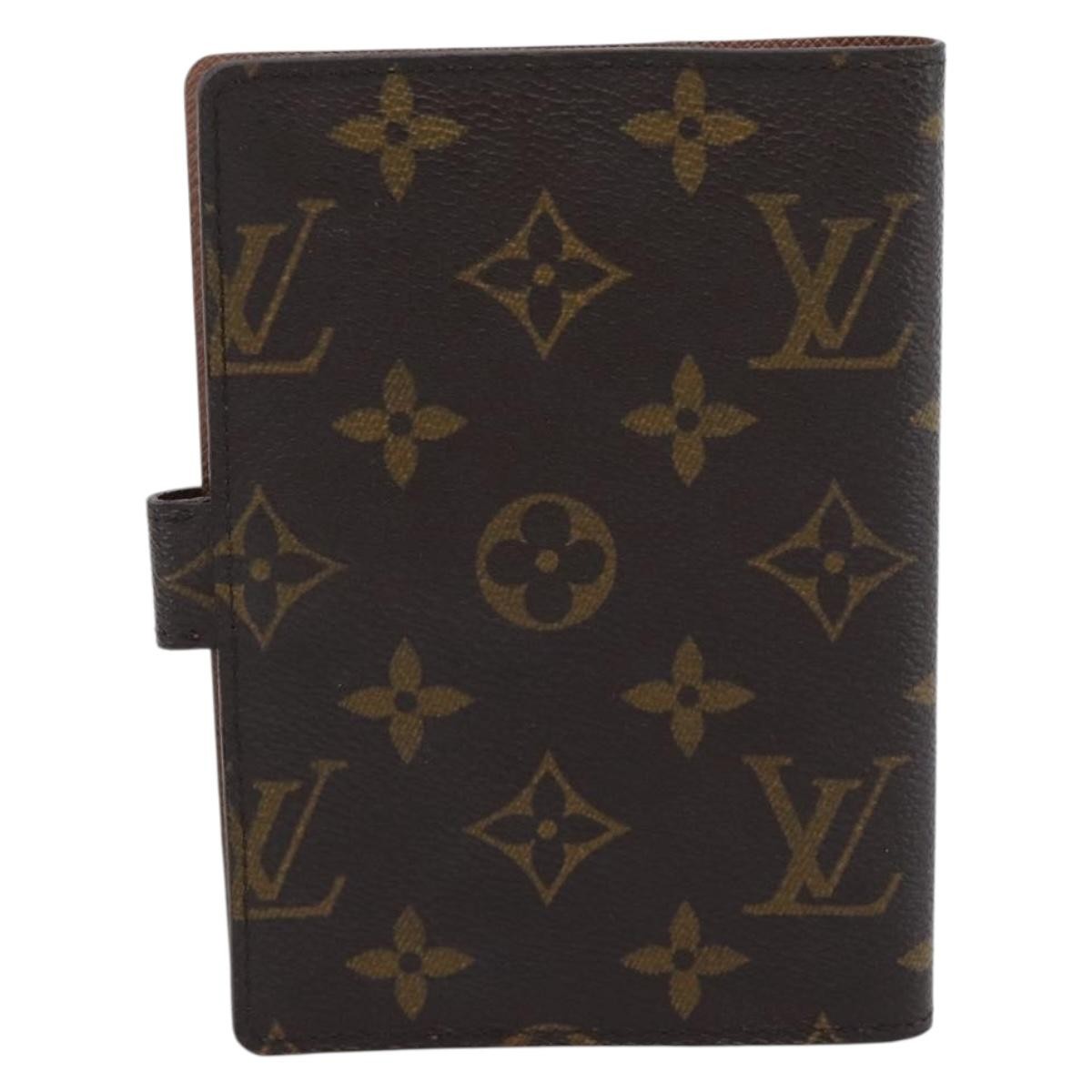 Louis Vuitton Agenda Cover Monogram Canvas, Brown, Canvas, Wallet