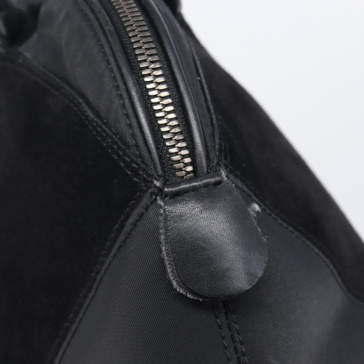 Salvatore Ferragamo Vintage Suede, Black, Suede, Shoulder Bag