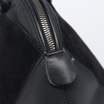 Salvatore Ferragamo Vintage Suede, Black, Suede, Shoulder Bag