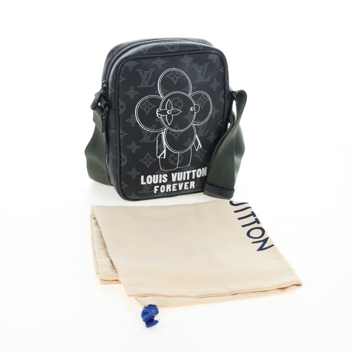 Louis Vuitton Danube Limited Edition Vivienne Monogram Eclipse, Black, Canvas, Shoulder Bag