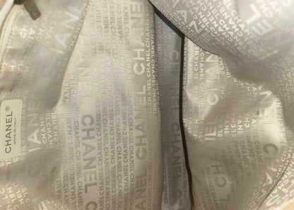 Chanel Vintage No. 5 Canvas, Beige, Canvas, Tote Bag
