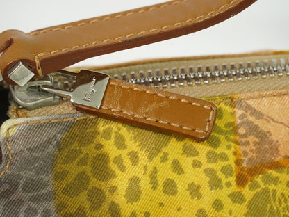 Salvatore Ferragamo Vintage Canvas, Multicolour, Canvas, Shoulder Bag