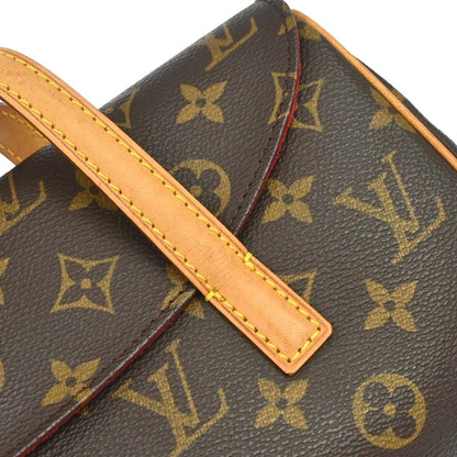 Louis Vuitton Sonatine Monogram Canvas, Brown, Canvas, Handbag