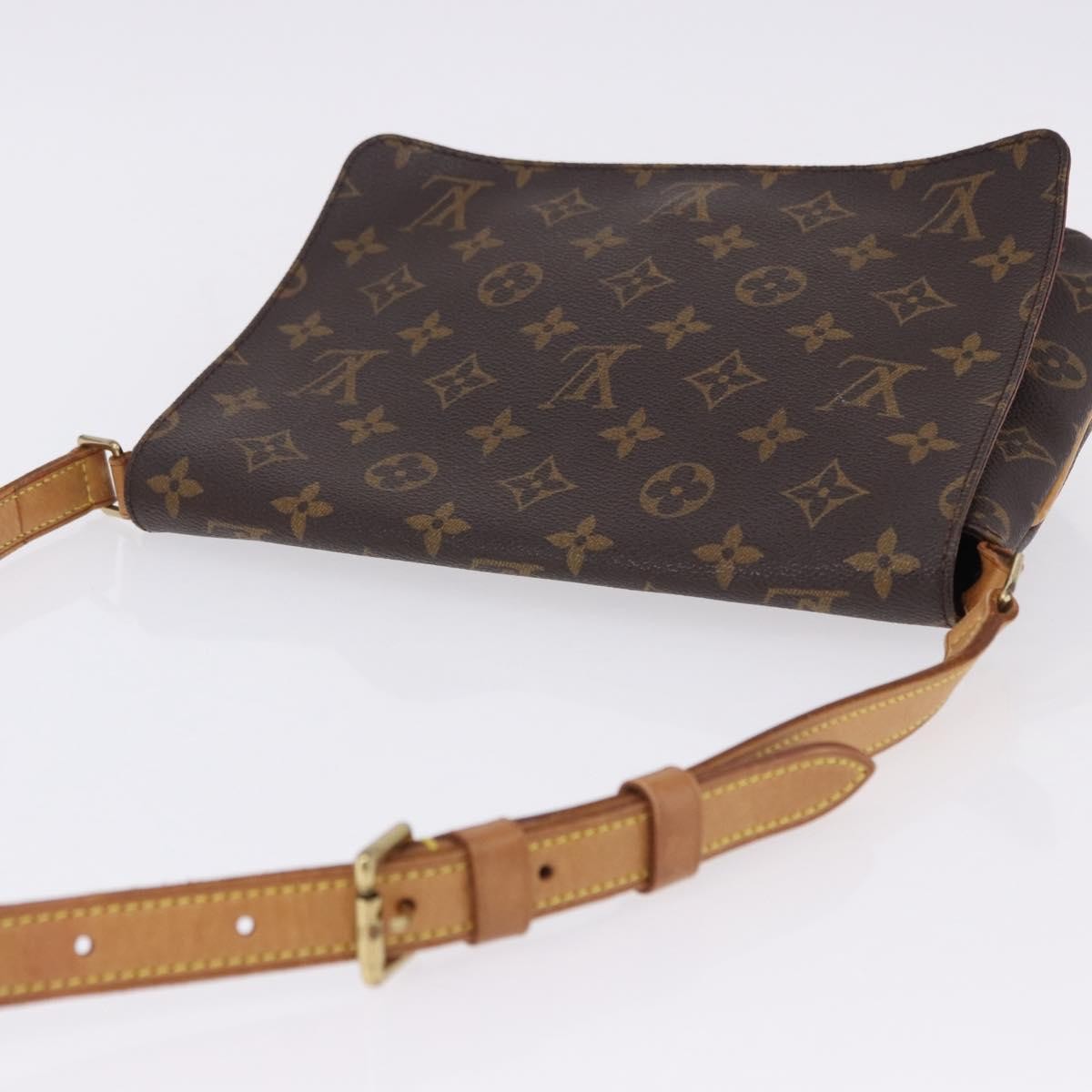 Louis Vuitton Musette Tango Monogram Canvas, Brown, Canvas, Shoulder Bag