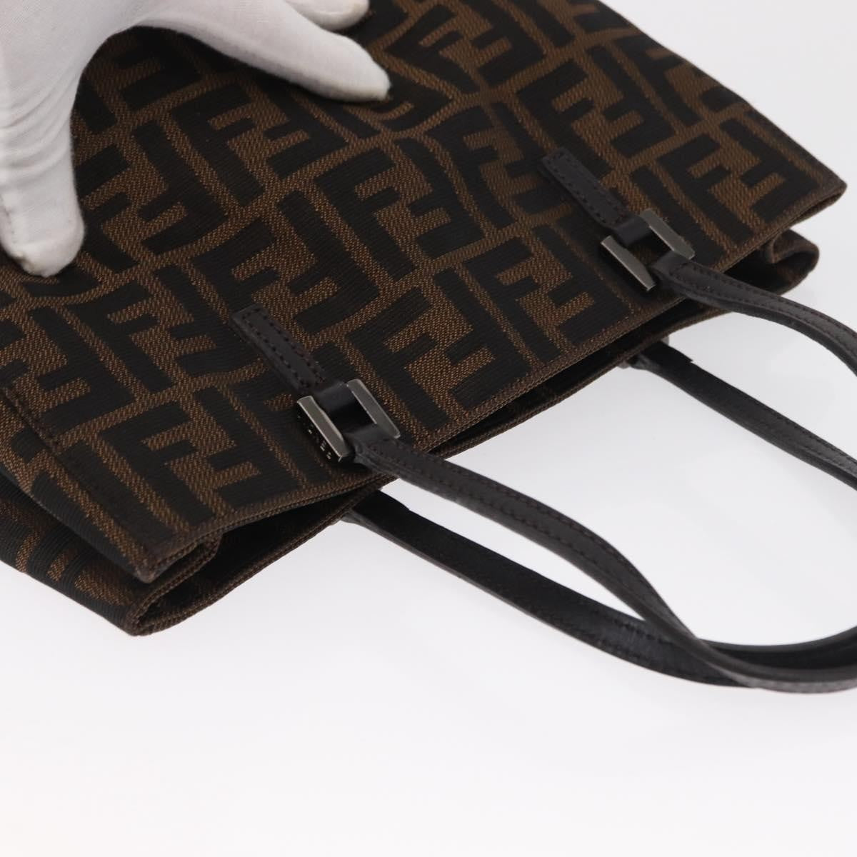 Fendi Vintage Open Tote Zucca Canvas, Brown, Canvas, Tote Bag