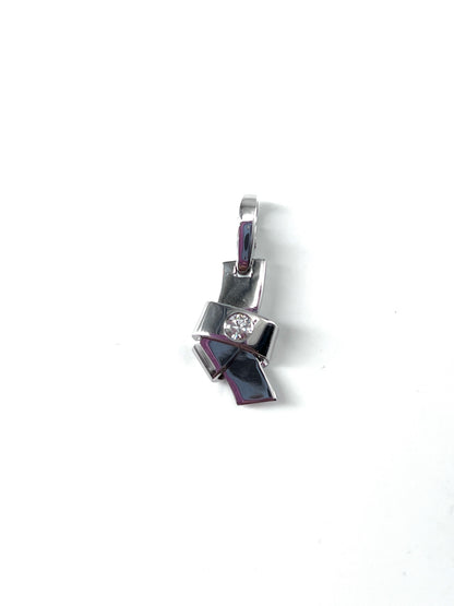 Cartier Knot Pendant Silver, WHITE, SILVER, Pendant & Charms