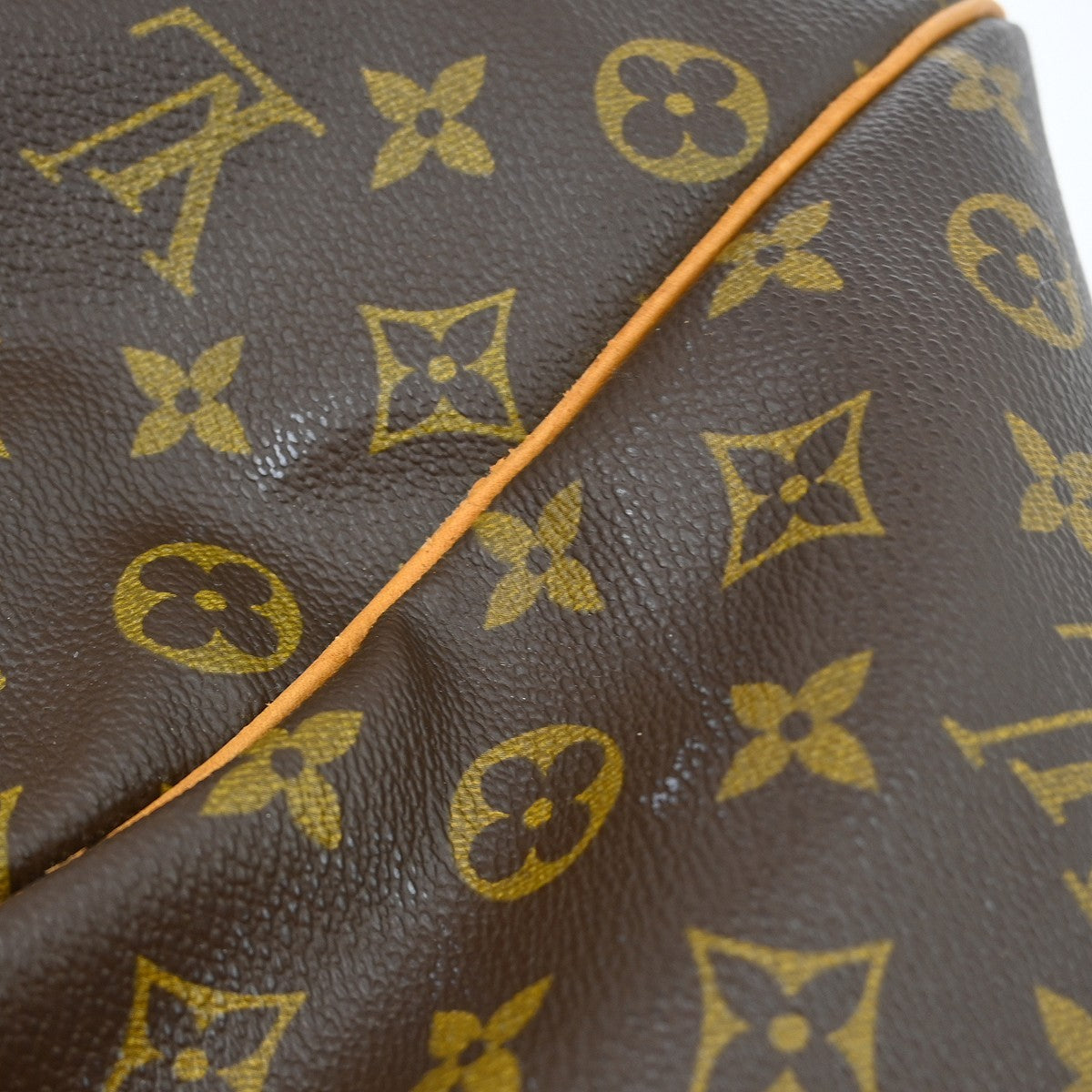 Louis Vuitton Keepall Bandoulière Monogram, Brown, Canvas, Travel Bag