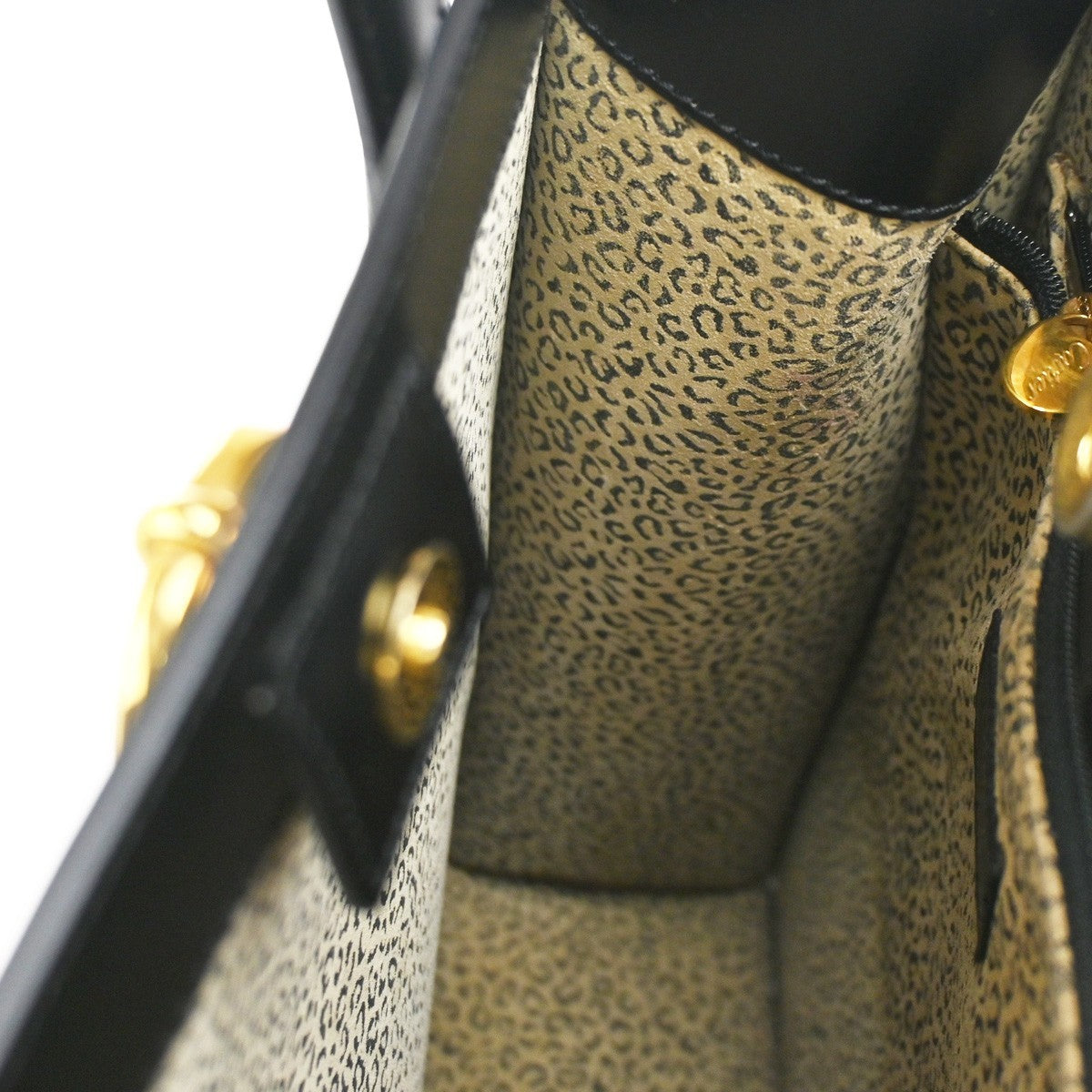 Cartier Panthère Leather, Black, Leather, Shoulder Bag