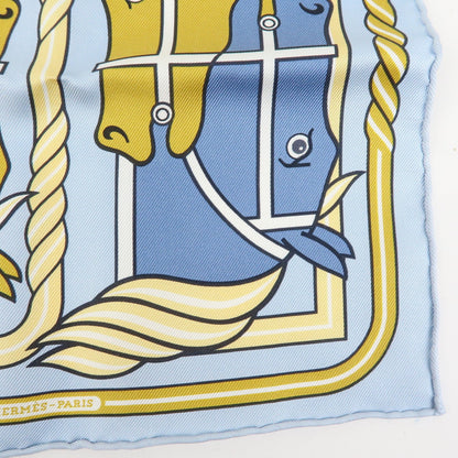 Hermes Carré 42 Silk, Red, Silk, Scarf
