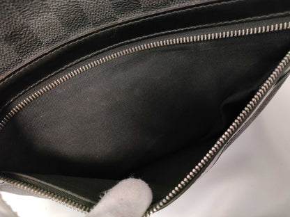 Louis Vuitton Daniel Messenger Damier Graphite, Black, Canvas, Shoulder Bag