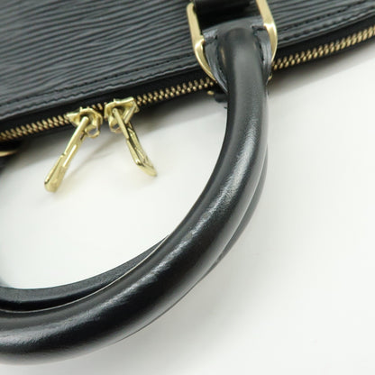 Louis Vuitton Vintage Alma Epi Leather, Black, Leather, Handbag