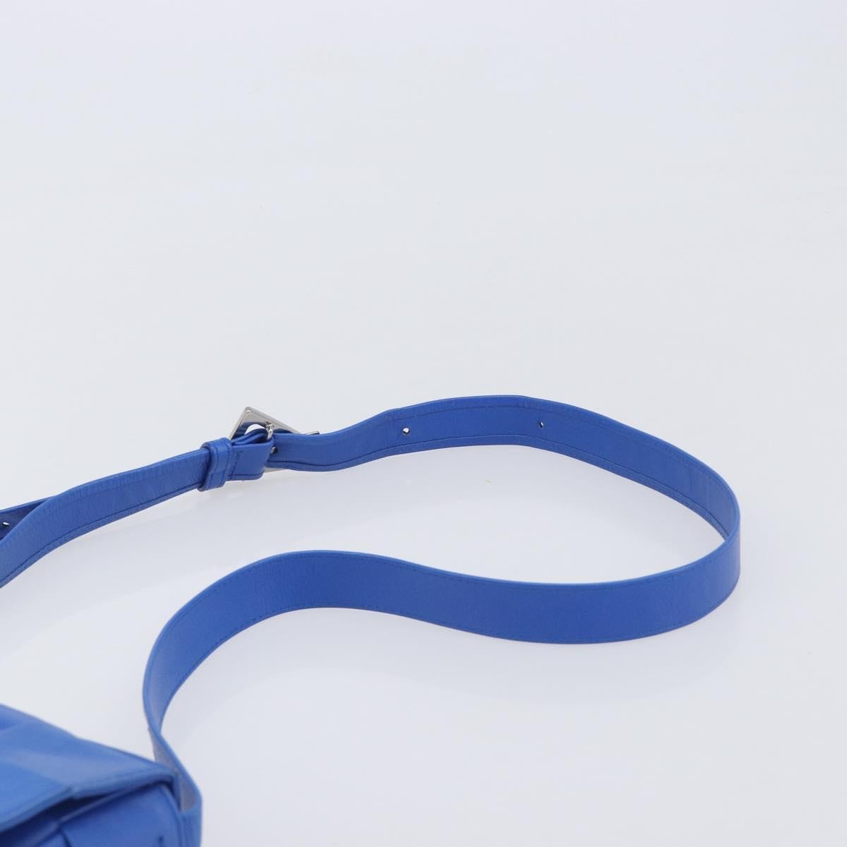 Bottega Veneta Cassette Maxi Intrecciato Leather, Blue, Leather, Crossbody Bag