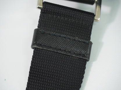 Prada Front Pocket Messenger Quilted Tessuto, Black, Nylon, Shoulder Bag