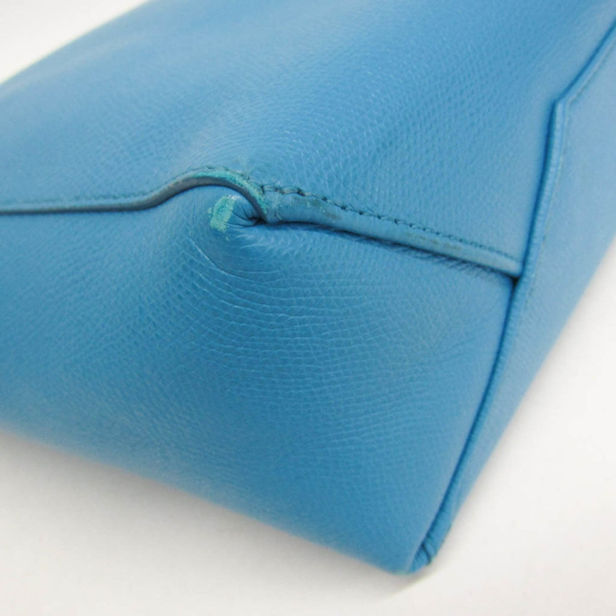 Celine Vertical Cabas All Over Logo Print Leather, Blue, Leather, Tote Bag