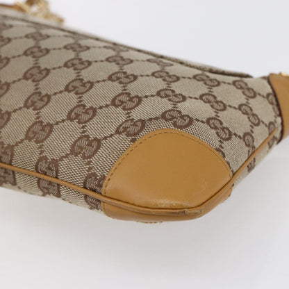 Gucci Tiger Charm Shoulder Bag canvas, BEIGE, CANVAS, Shoulder bag