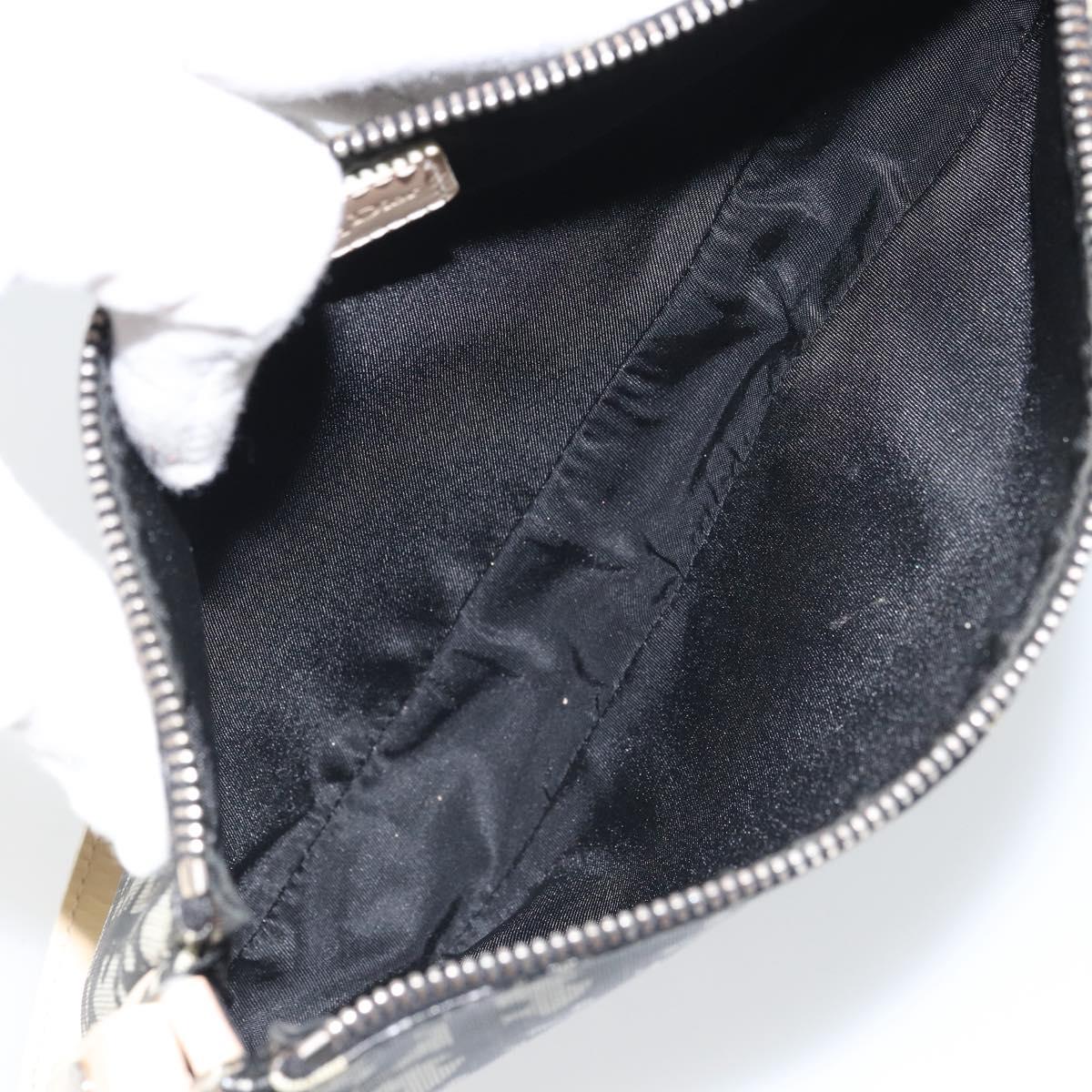 Christian Dior Saddle Tripple Pouch Oblique Canvas, BLACK, CANVAS, Shoulder bag