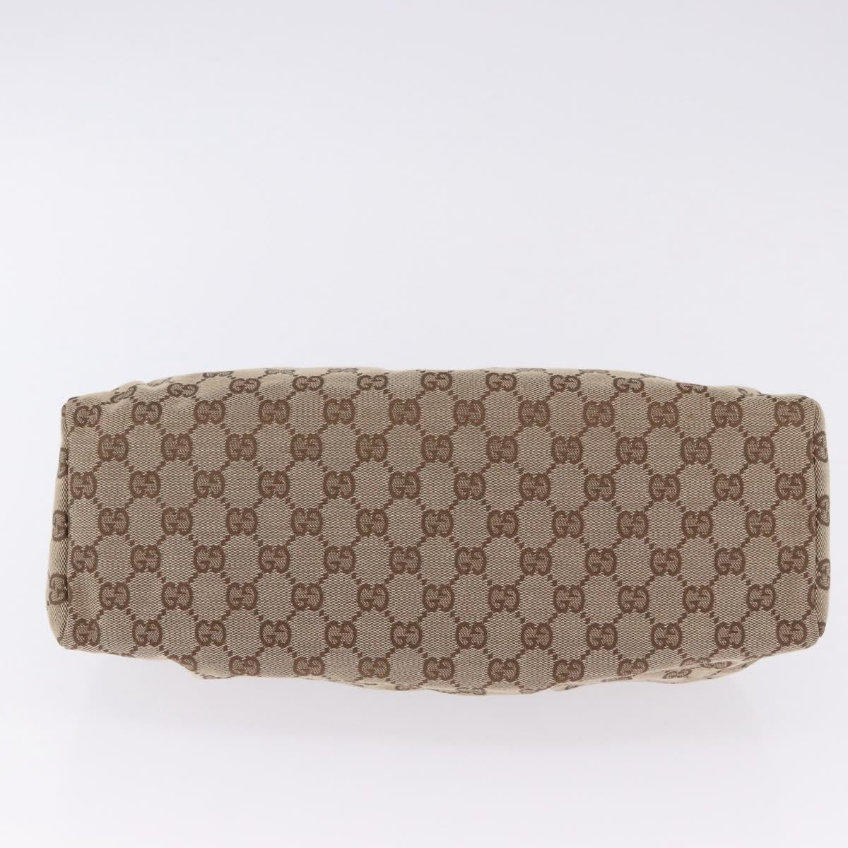 Gucci Wood Handle Frame Doctor Bag GG Canvas, Beige, Canvas, Shoulder Bag