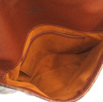 Louis Vuitton Musette Salsa Handbag Monogram Canvas, BROWN, LEATHER, Shoulder bag